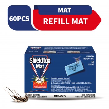Shieldtox Blue Mat Refill 60 pieces
