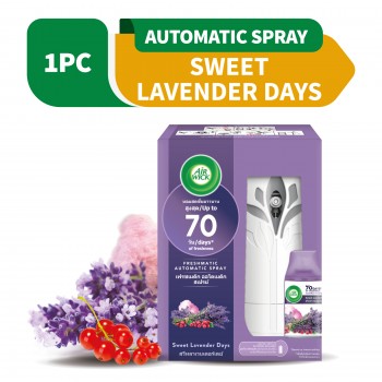 Air Wick Life Scent Freshmatic Sweet Lavender Automatic Spray Starter Kit 1pc