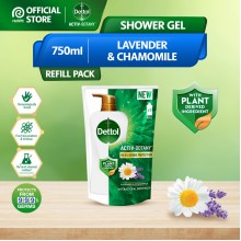 Dettol Activ Botany Shower Gel Body Wash Refill 750ml  Lavender & Chamomile
