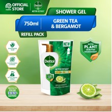 Dettol Activ Botany Shower Gel Body Wash Refill 750ml  Green Tea & Bergamot