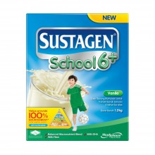 [Ready stock] Sustagen School 6 Plus Vanilla Milk Powder 1.2kg