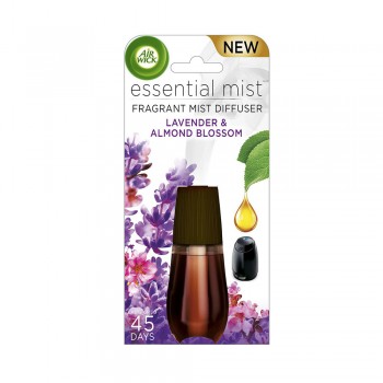 Air Wick Lavender and Almond Blossom Scented Essential Mist Fragrance Diffuser Refill