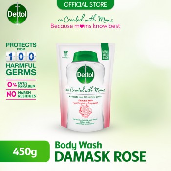 Dettol Co-Created with Mom Shower Gel Refill Rose 450ml