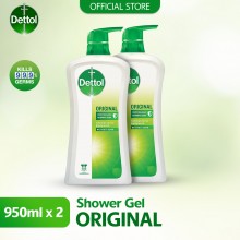 Dettol Shower Gel 950ml Twin Pack Original