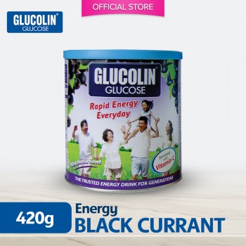 Glucolin Glucose Blackcurrant 420g