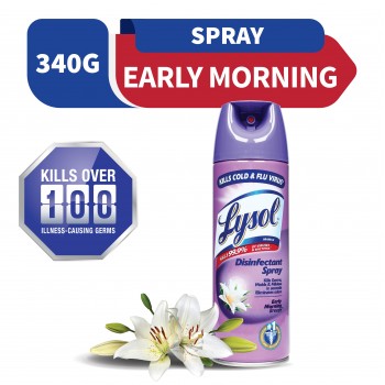 Lysol Disinfectant Spray Early Morning Breeze Scent 340g