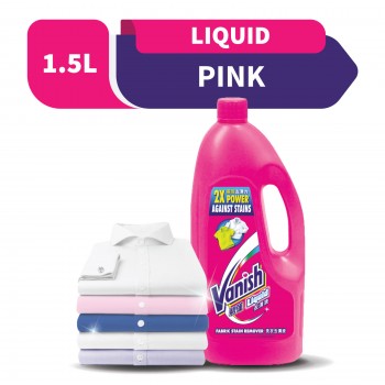 Vanish Fabric Stain Remover Liquid Pink 1.5L