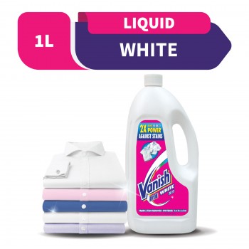 Vanish Fabric Stain Remover Liquid White 1L