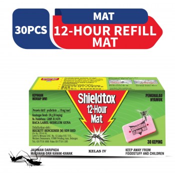 Shieldtox 12 Hours Mat Refill 30 pieces