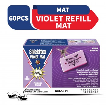 Shieldtox Violet Mat Refill 60 pieces