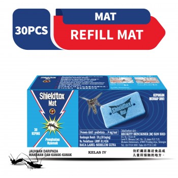 Shieldtox Blue Mat Refill 30 pieces