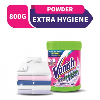 Vanish Fabric Extra Hygiene Stain Remover Powder 800g