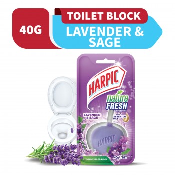Harpic Nature Fresh Lavender & Sage 40g