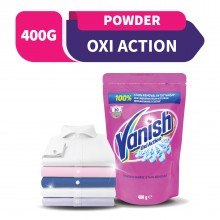 Vanish Fabric Stain Remover Laundry Pink Powder 400g