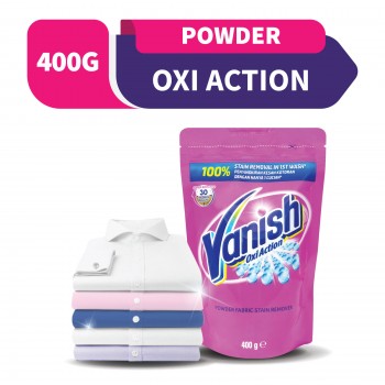 Vanish Fabric Stain Remover Laundry Pink Powder 400g