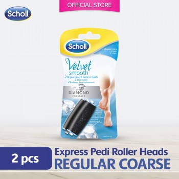 Scholl Velvet Smooth Replacement Roller Heads (Regular Coarse)