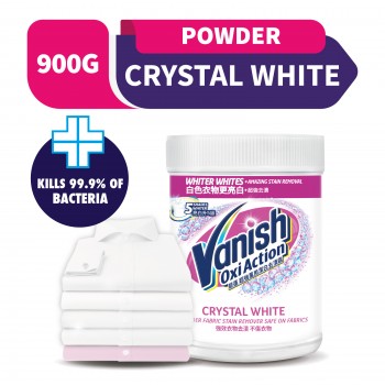 Vanish Fabric Crystal White Stain Remover Powder 900g