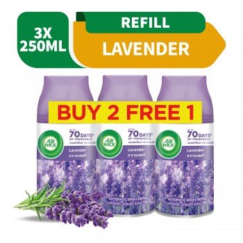 Air Wick Life Scents Freshmatic Lavender Refill 250ml 2+1 (Value Pack)