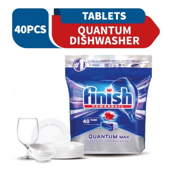 Finish Quantum Dishwasher Cleaning Tablets 40 tabs