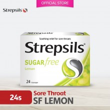 Strepsils Sugar Free Lemon Lozenges 24s